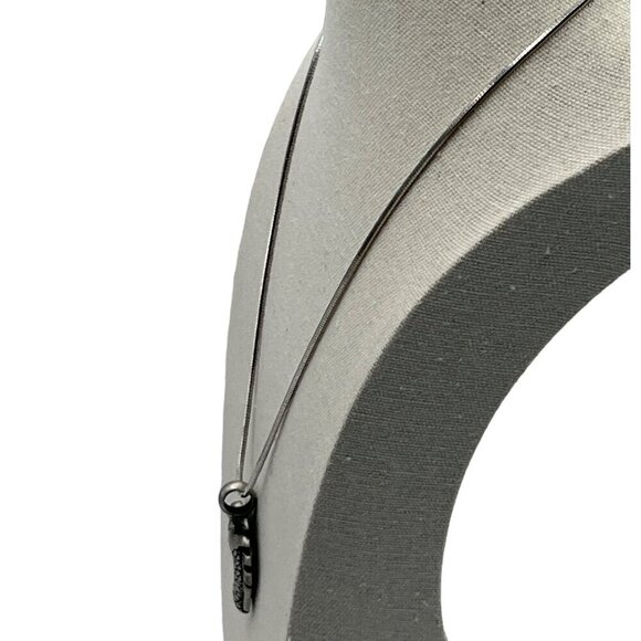 Dragon Head Pendant Necklace With 20 3/4” Silver Tone Chain - Unique Fantasy - Picture 5 of 8